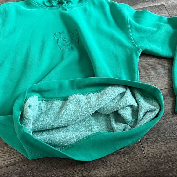 Shane Dawson x Jeffree Star Emerald Green Pig Hoodie Large Pullover Sweatshirt - Picture 9 of 10
